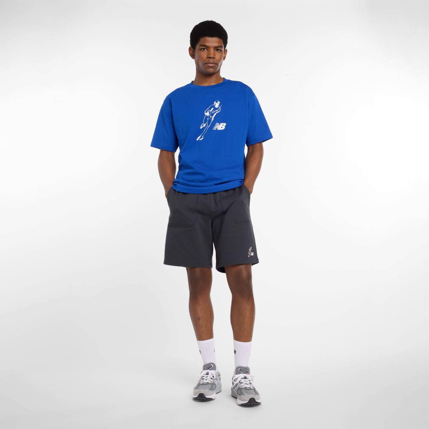 Мужская футболка New Balance Shohei Ohtani Graphic, цвет: Королевский синий — фото 4