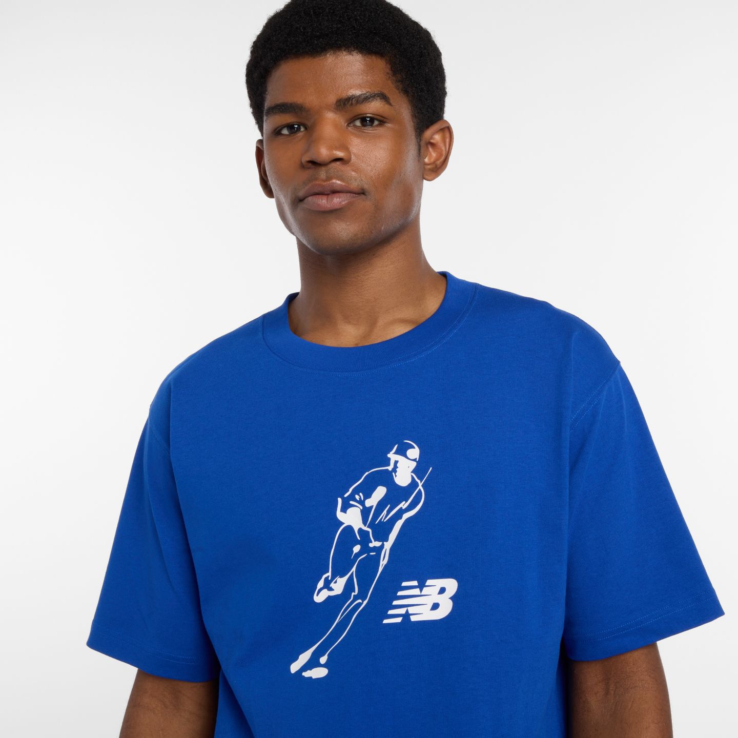 Мужская футболка New Balance Shohei Ohtani Graphic, цвет: Королевский синий — фото 2