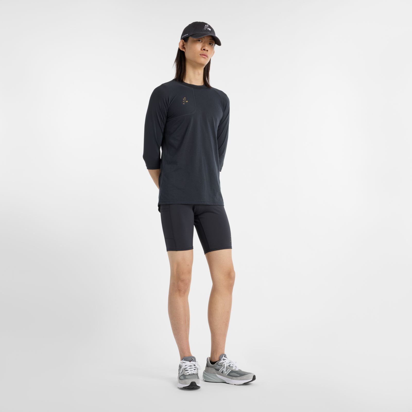 Мужские футболки New Balance Shohei Signature Performance 3/4 Top — фото 2