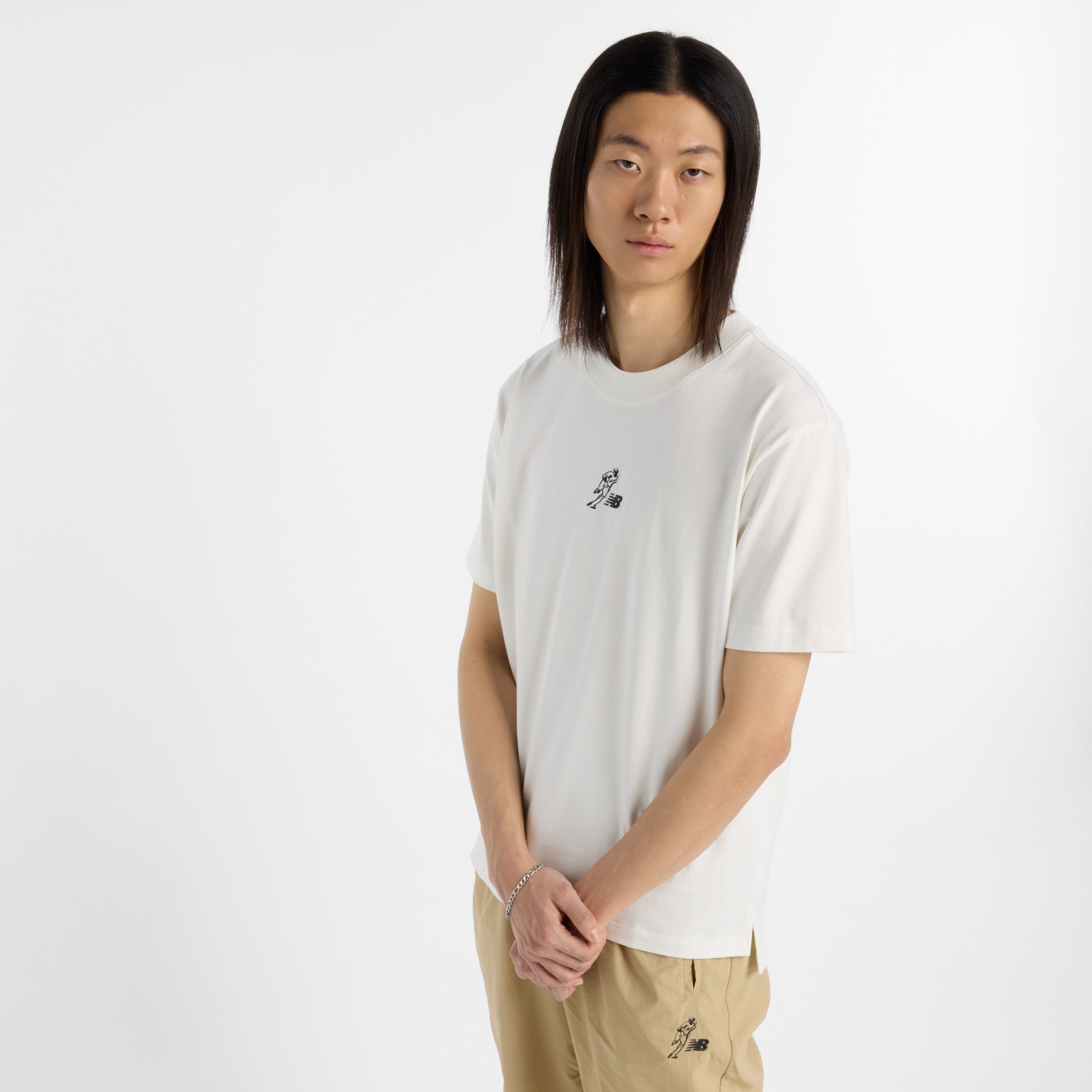 NEW BALANCE MEN'S SHOHEI SIGNATURE LOGO T-SHIRT 