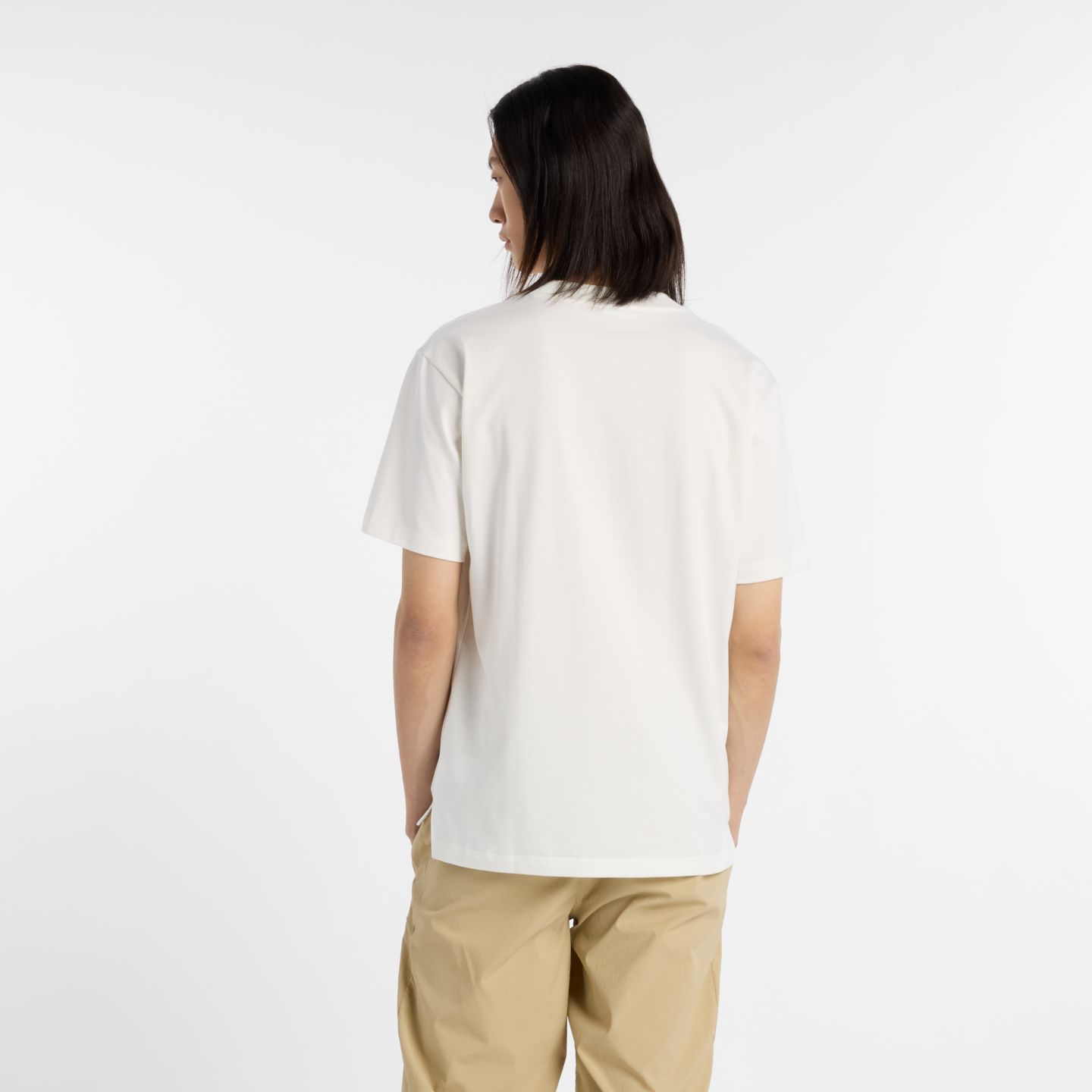 Мужская футболка New Balance Shohei Signature Logo, цвет: Морская соль — фото 4