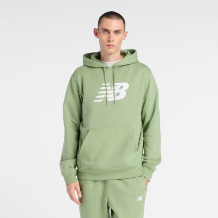 Sport Core Brushed Hoodie, OREGANO with WHITE, MT43904AAR