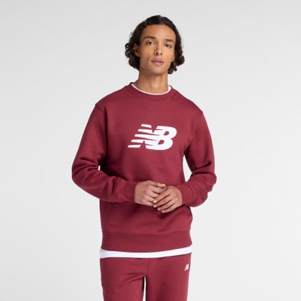 Sport Core Brushed Crew, MONARCH BURGUNDY, MT43905MHB