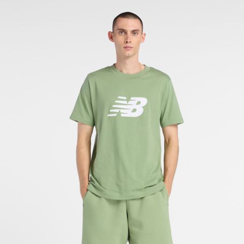 Мужская футболка New Balance Sport Jersey Logo, цвет: Белый
