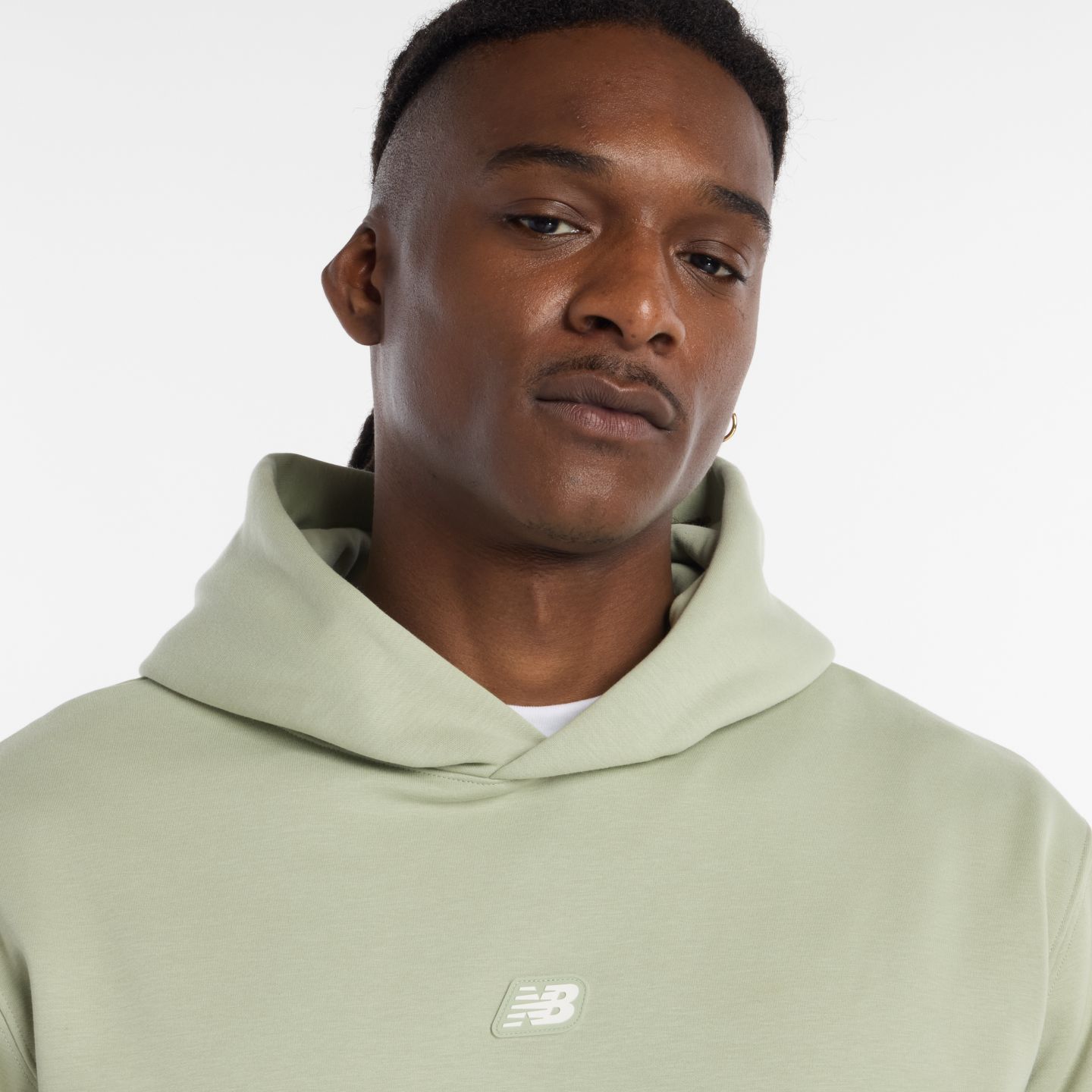 Мужское худи New Balance All Day Uniform, цвет: Змеиный — фото 2