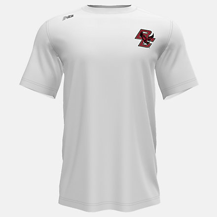 New Balance Short Sleeve Tech Tee(Boston College), MT500BCAWT image number null