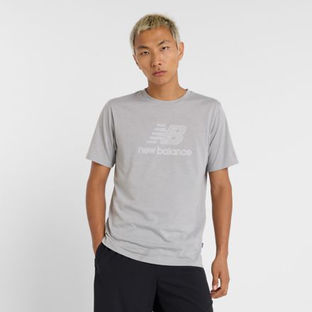 Heathertech Logo T-Shirt, ATHLETIC GREY, MT51003AG