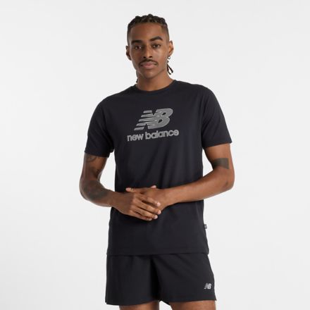 Heathertech Logo T-Shirt, BLACK, MT51003BK