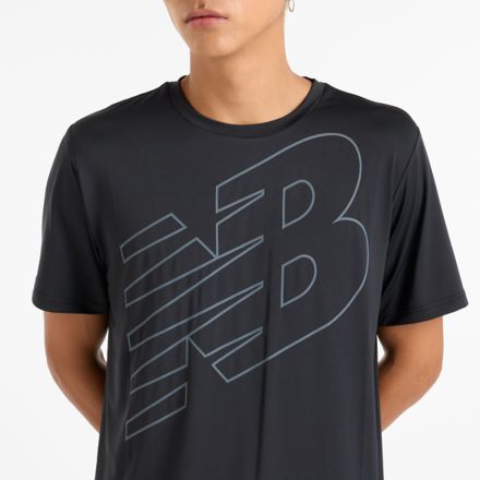 Flying NB Performance T-Shirt, BLACK, MT51070BK