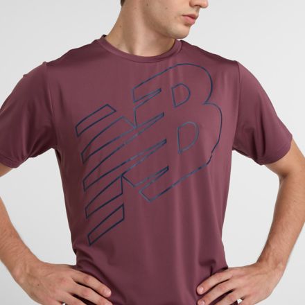 Flying NB Performance T-Shirt, FADED PLUM, MT51070FDP