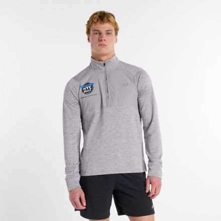 United Airlines NYC Half Athletics Heat Grid 1/2 Zip