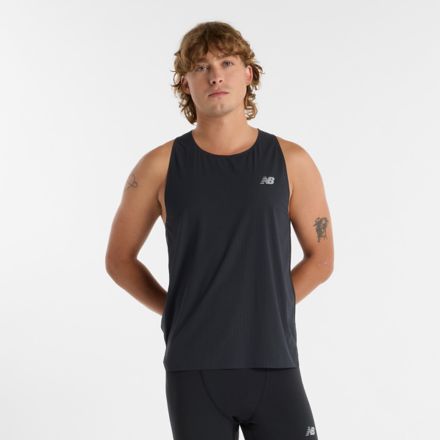 Race Day Ultra Light Singlet, NEGRO, MT51205BK