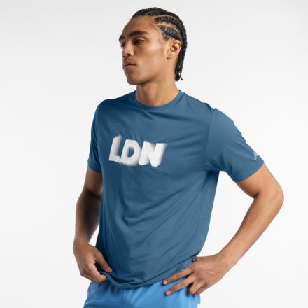 London Edition Athletics T-Shirt, SEA STONE HEATHER, MT51253DSOR
