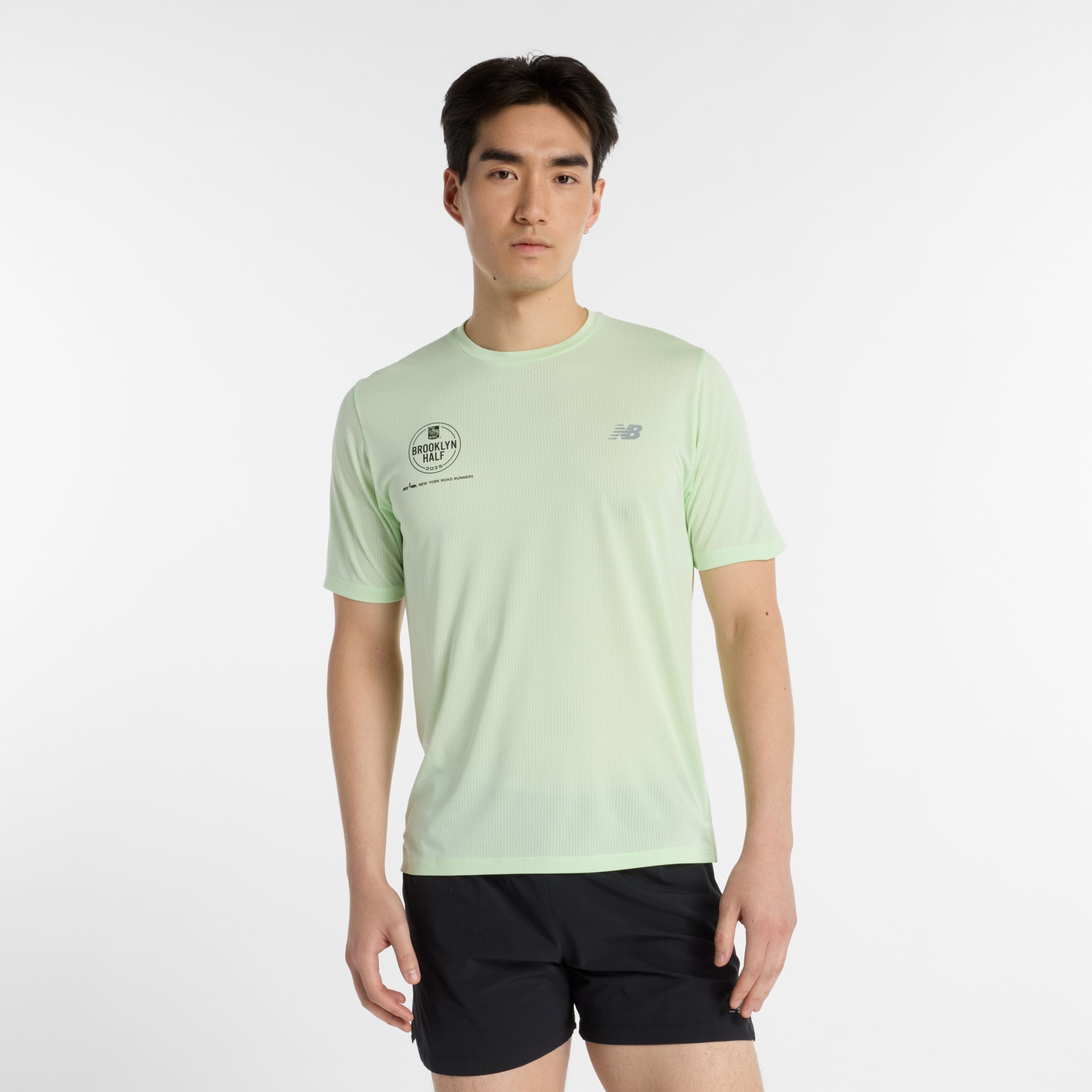 

New Balance Men's RBC Brooklyn Half Athletics T-Shirt Green - Green