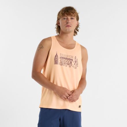 NYRR Boroughs Run Singlet, FLOR DE DURAZNO, MT51294QPAE
