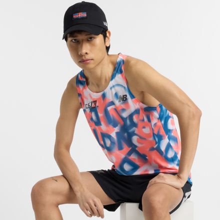 London Edition Printed Athletics Singlet