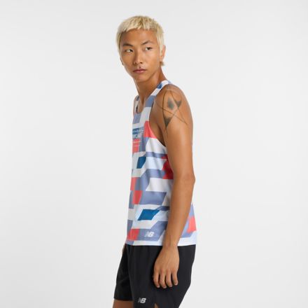 United Airlines NYC Half Printed Run Singlet