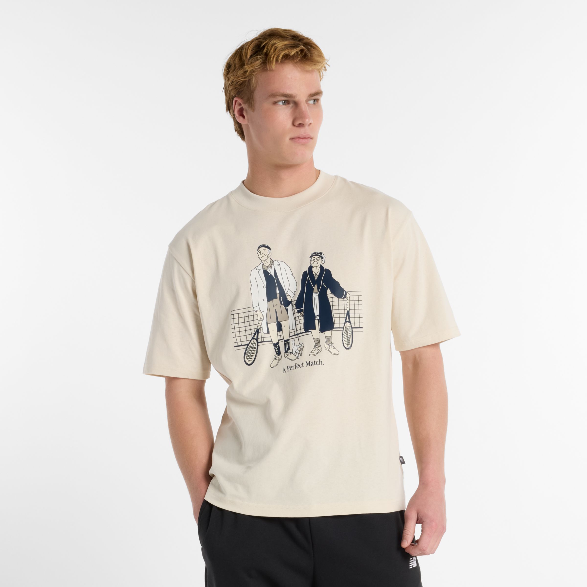 NEW BALANCE NEW BALANCE MEN'S A PERFECT MATCH TENNIS T SHIRT 