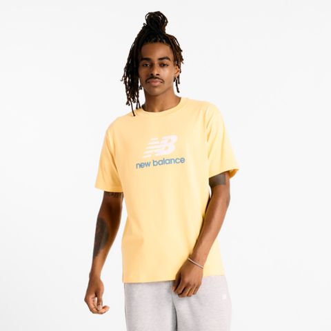 Мужская футболка New Balance Athletics Logo, цвет: Clementine