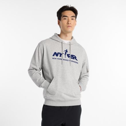 Run For Life Graphic French Terry Hoodie, ATHLETIC GREY, MT51508BAG