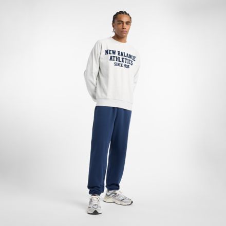 ★★New Balance★★ NBNEF22431 UNI ATHLETICS Lettering Short New Balance Athletics Varsity Crew Neck Sweatshirt | Urban