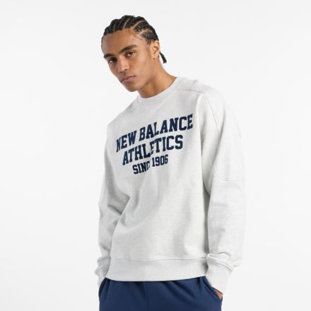 New Balance Athletics Relaxed Sweat Crew ニュースプルース