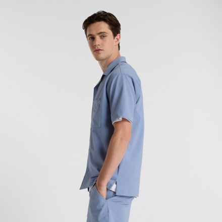 Seersucker Button Up Short Sleeve