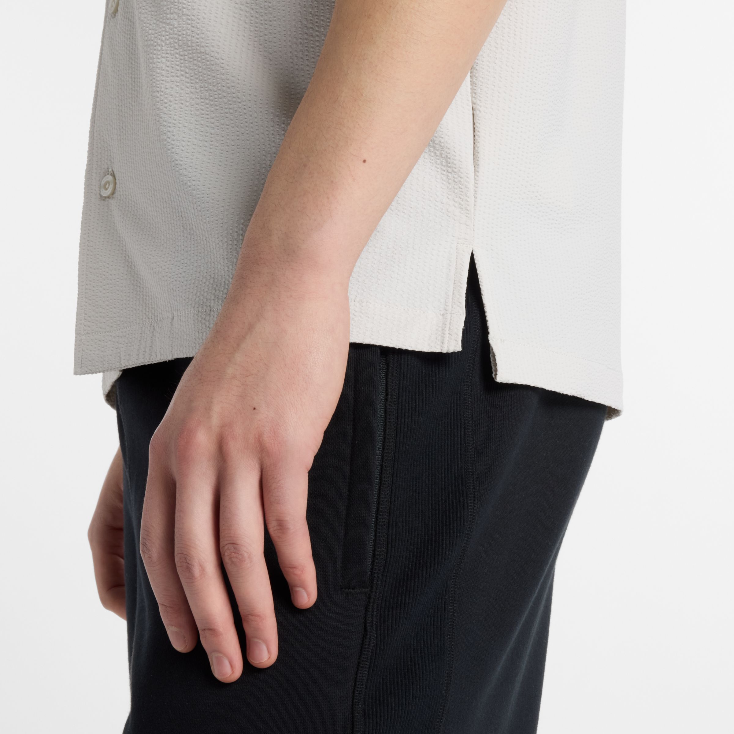 Seersucker Button Up Short Sleeve