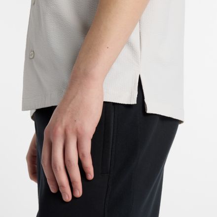 Seersucker Button Up Short Sleeve