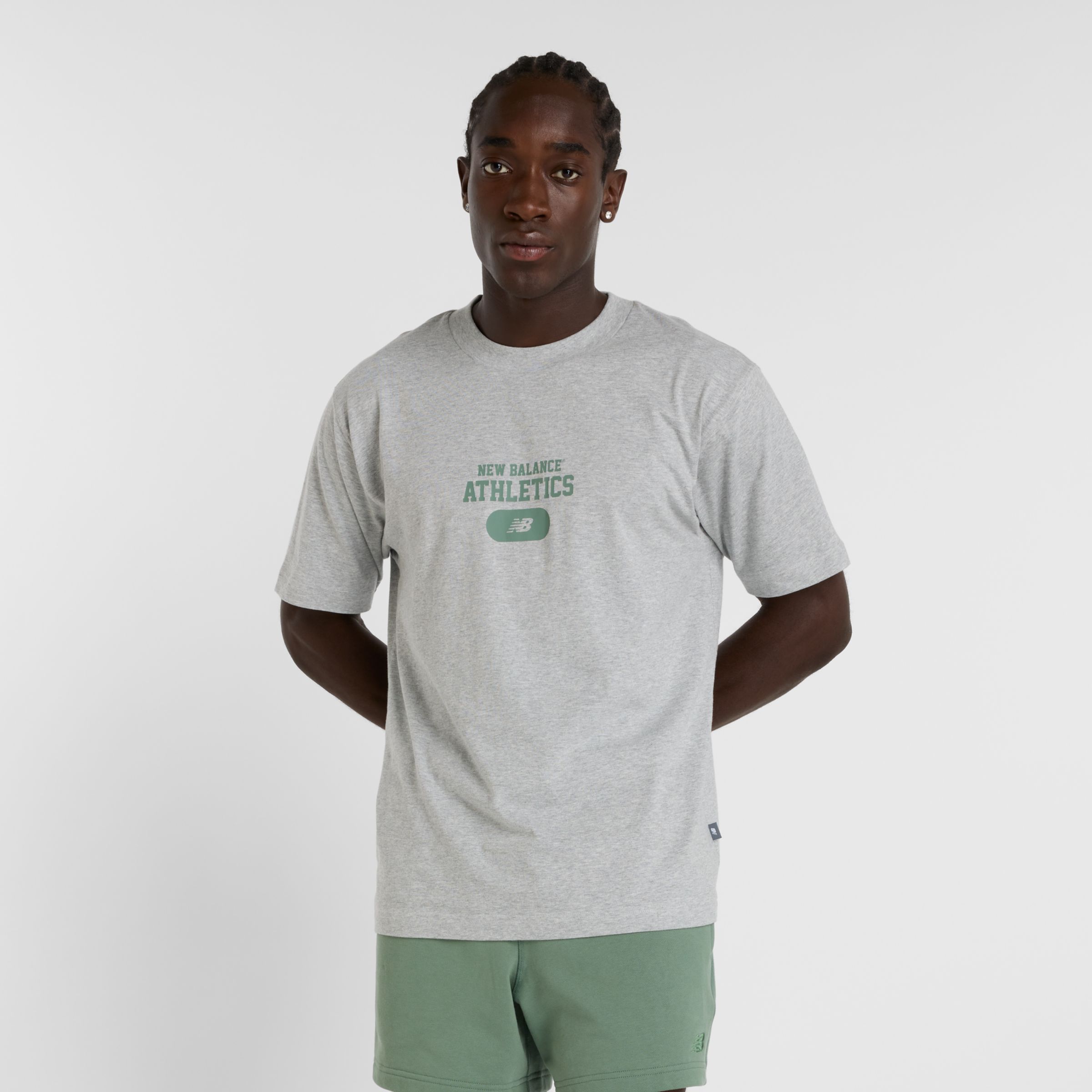 New Balance Uomo Heritage Graphic T-Shirt, Cotone, Taglia M
