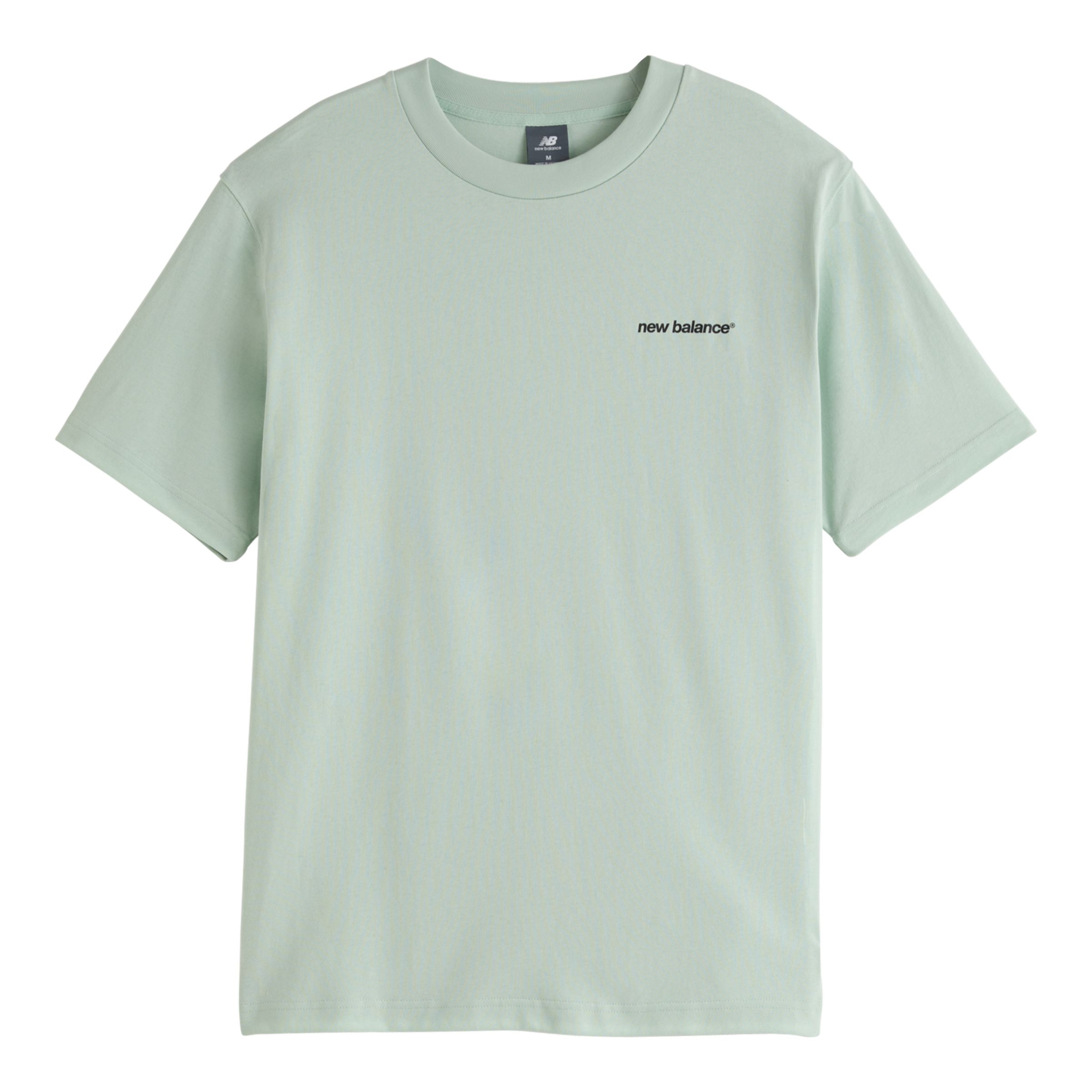 New Balance Men's Street Classics Runners T-Shirt in Green Cotton Jersey, size X-Large