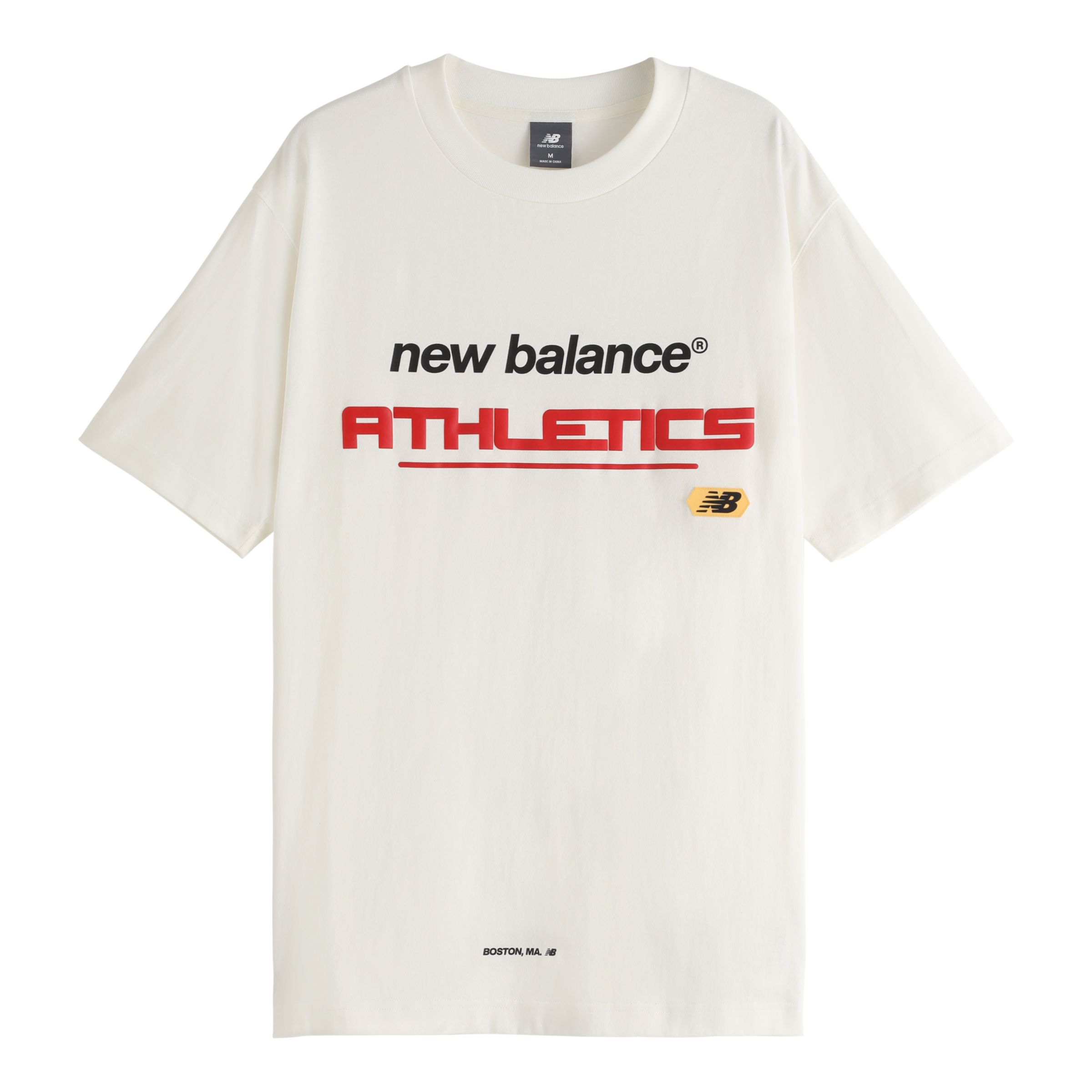 New Balance Uomo Street Classics Athletics T-Shirt, Jersey di cotone, Taglia L