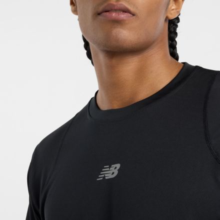 Tシャツ・カットソー NEW BALANCE Men T-shirt Black 1 MT51607BK Jacquard T-Shirt - New Balance