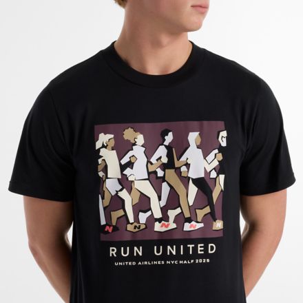 送料&関税込メンズNB United Airlines NYC Half Skyline Graphic United Airlines NYC Half Graphic T-Shirt - Joe's New Balance