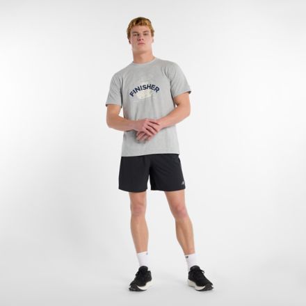 United Airlines NYC Half Finisher T-Shirt, ATHLETIC GREY, MT51636CAG