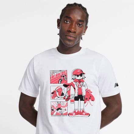 NB Nationals Sport Jersey Logo T-Shirt - New Balance