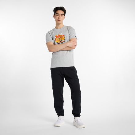 RBC Brooklyn Half Graphic T-Shirt, ATHLETIC GREY, MT51643FAG