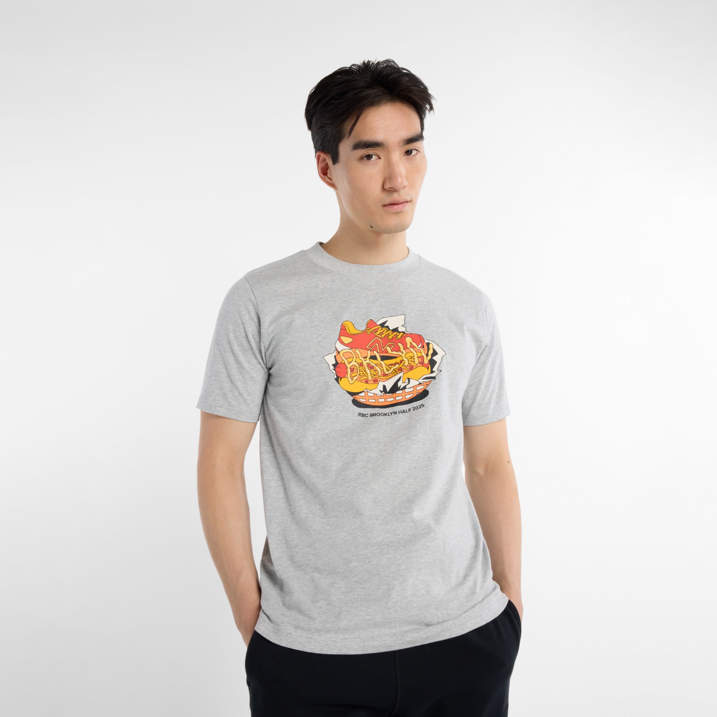 NEW BALANCE MEN'S RBC BROOKLYN HALF GRAPHIC T-SHIRT 