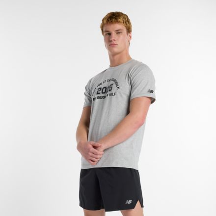 RBC Brooklyn Half Graphic T-Shirt, ATHLETIC GREY, MT51650FAG