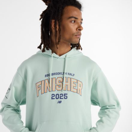 RBC Brooklyn Half French Terry Finisher Hoodie, CLAY ASH, MT51677FCYS