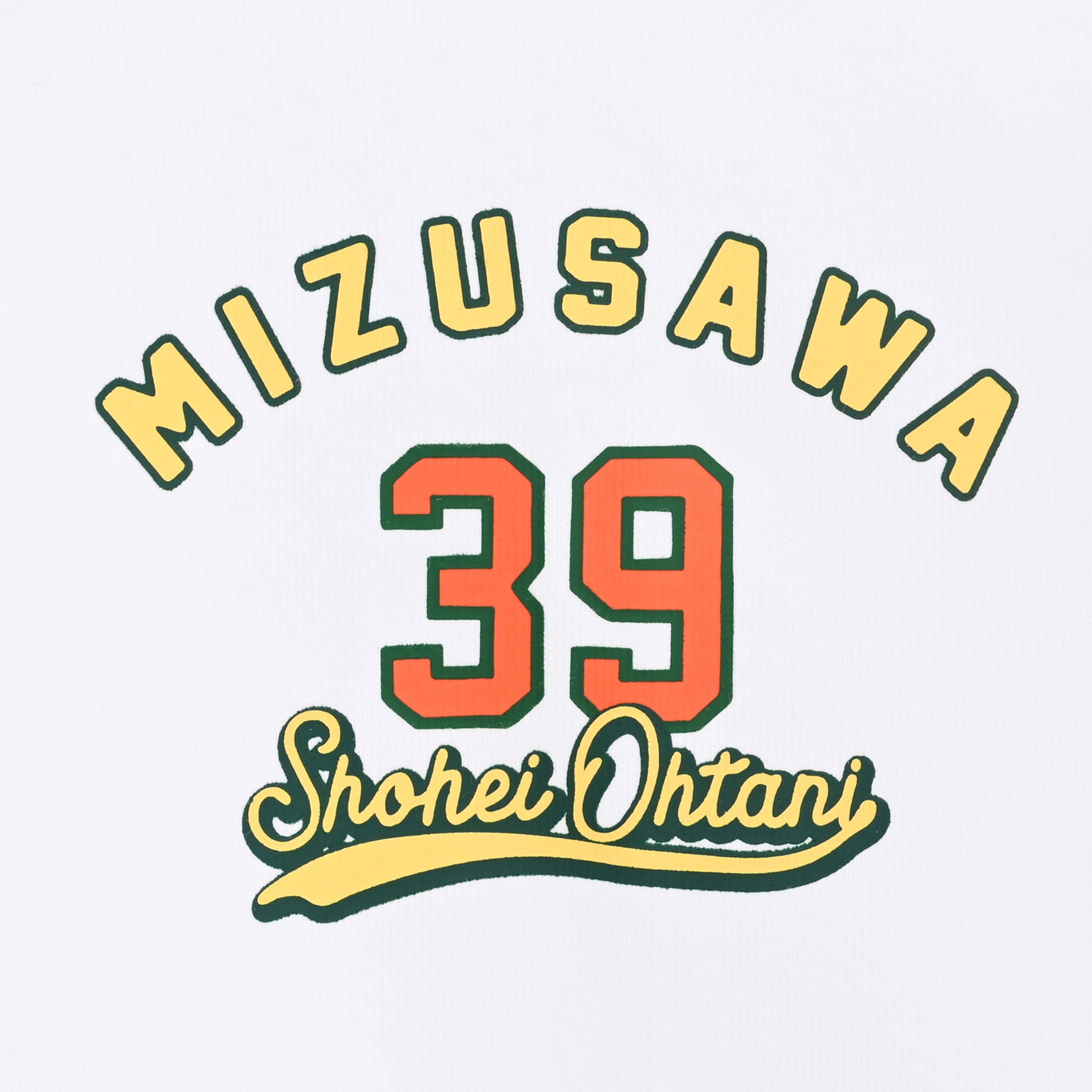 大谷翔平 メモリーズショートスリーブTシャツ&rdquo;39&rdquo; mizusawa