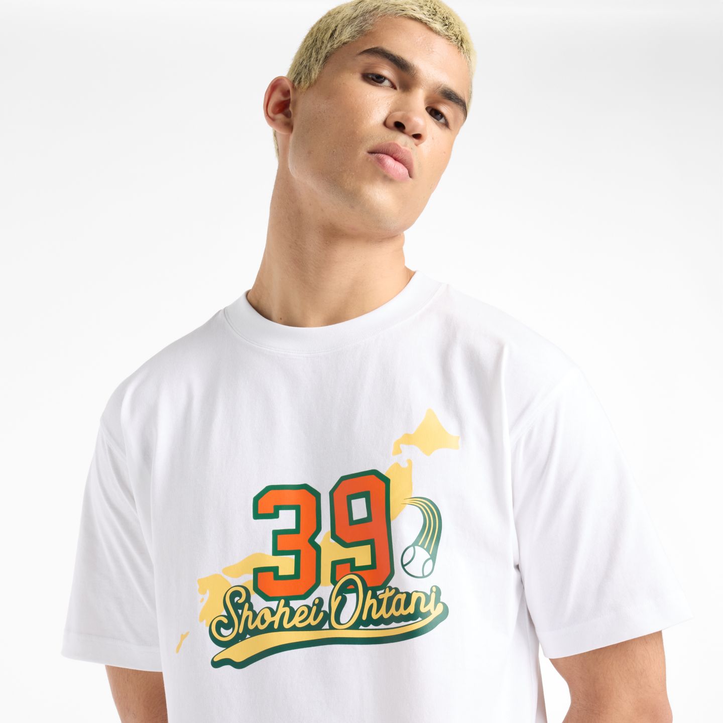 Мужская футболка New Balance Shohei Memories Graphic, цвет: Белый — фото 3