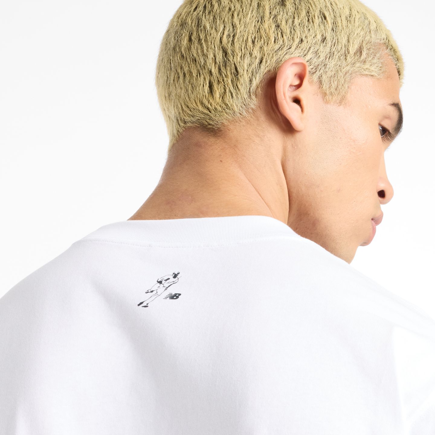 Мужская футболка New Balance Shohei Memories Graphic, цвет: Белый — фото 4