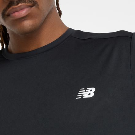 Sport ロングスリーブTシャツ, BLACK with WHITE, MT51802BK