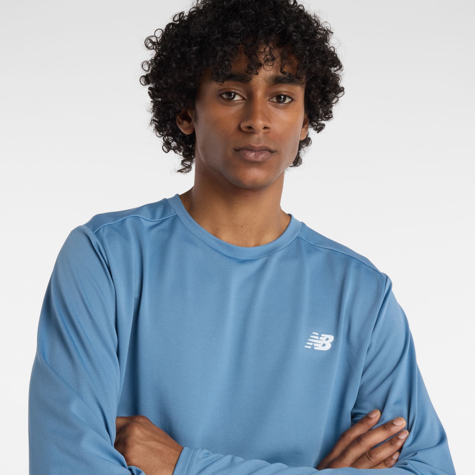 Мужские рубашки New Balance Sport Long Sleeve Shirt — фото 2
