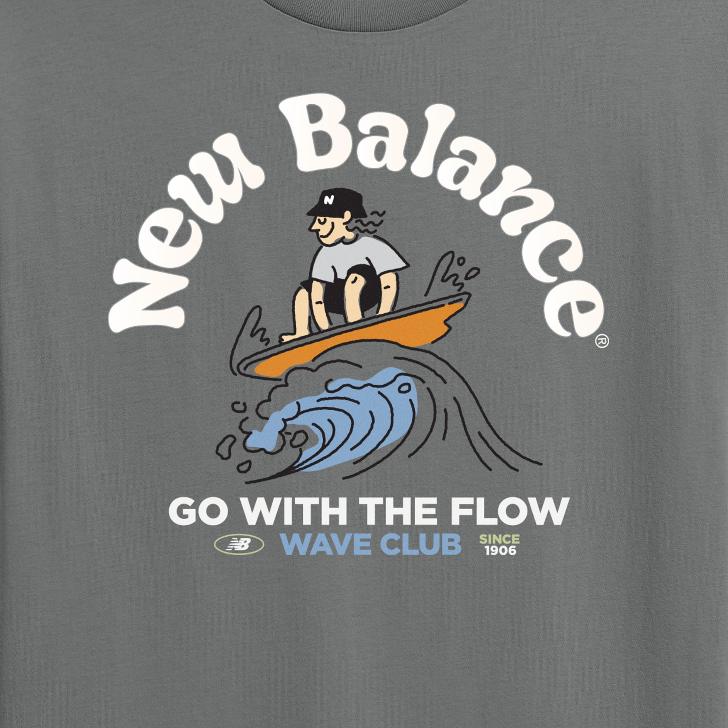 Big Wave 圓領上衣