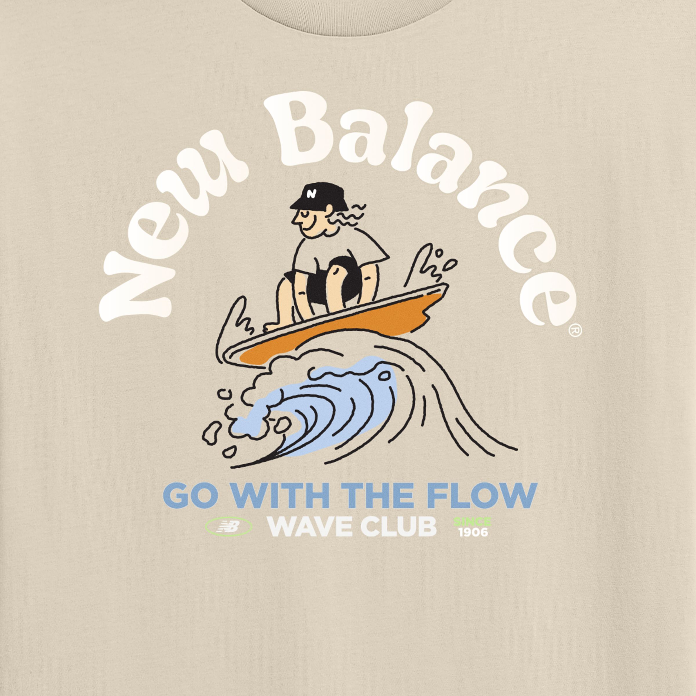 Big Wave 圓領上衣