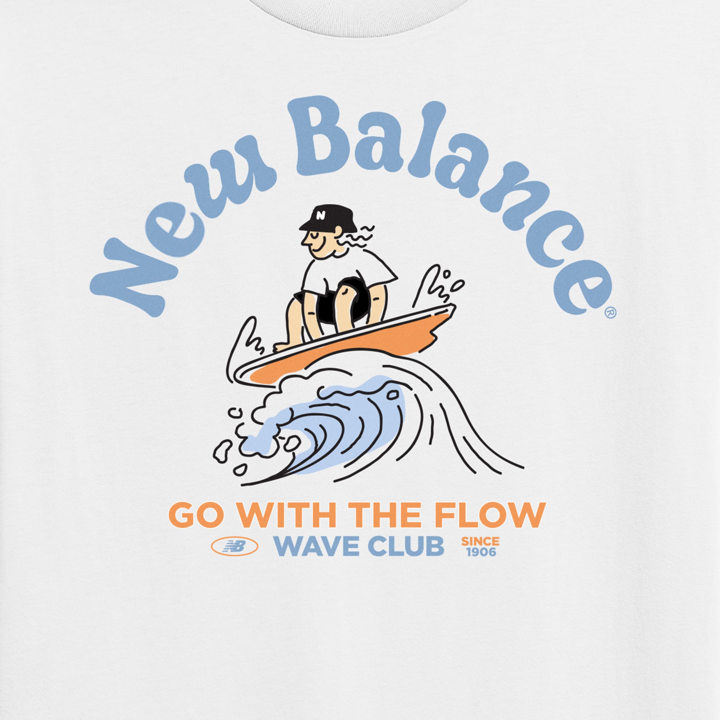 Big Wave 圓領上衣