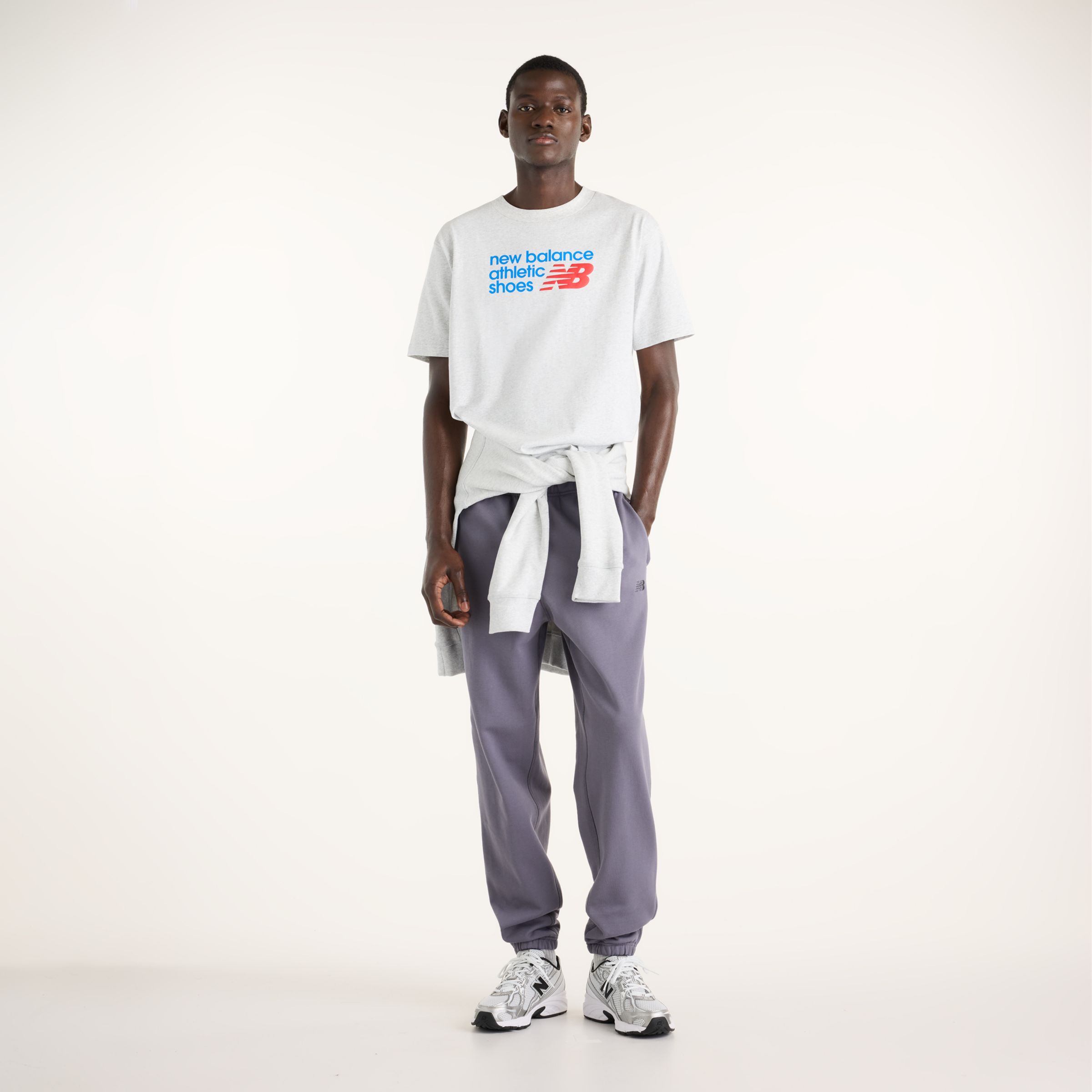 New Balance Athletics Premium Relaxed Chest Logo T-Shirt, MT51900AF2