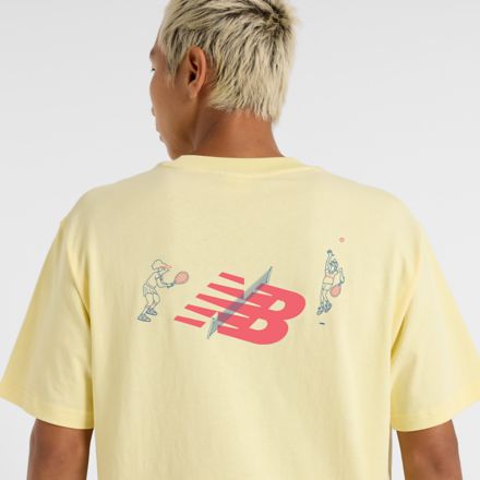 Men's Athletics Tennis Cartoon T-Shirt - New Balance